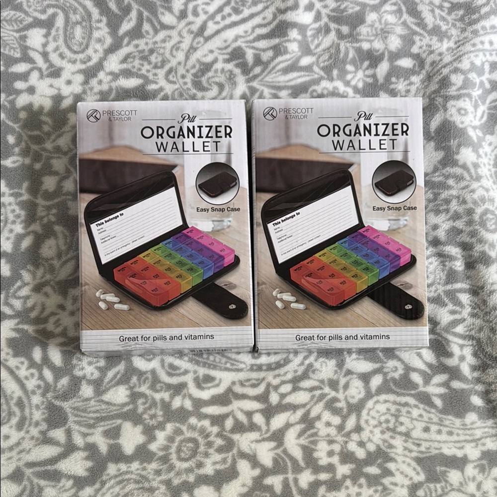 Prescott Organizer Wallet for Pills
